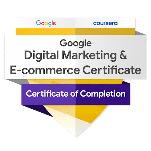 Alexander Pankart - Credly Badge - Digital Marketing & E-commerce Certificate