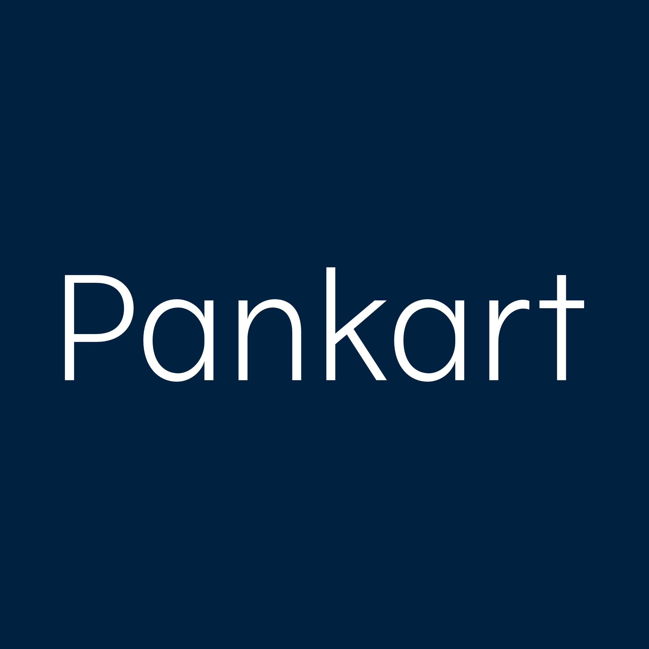 PANKART - pankart.dev - Q - Logo - dunkler Hintergrund und helle Schrift